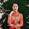 Dạ Lan Hương 02 - Voile with Gold Beadings - HIRE
